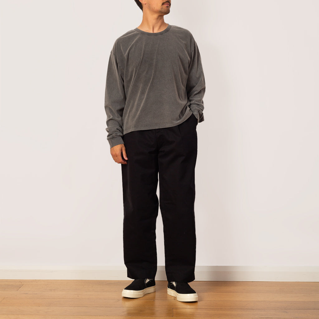 Relaxed LS Tee - Washed Graphite