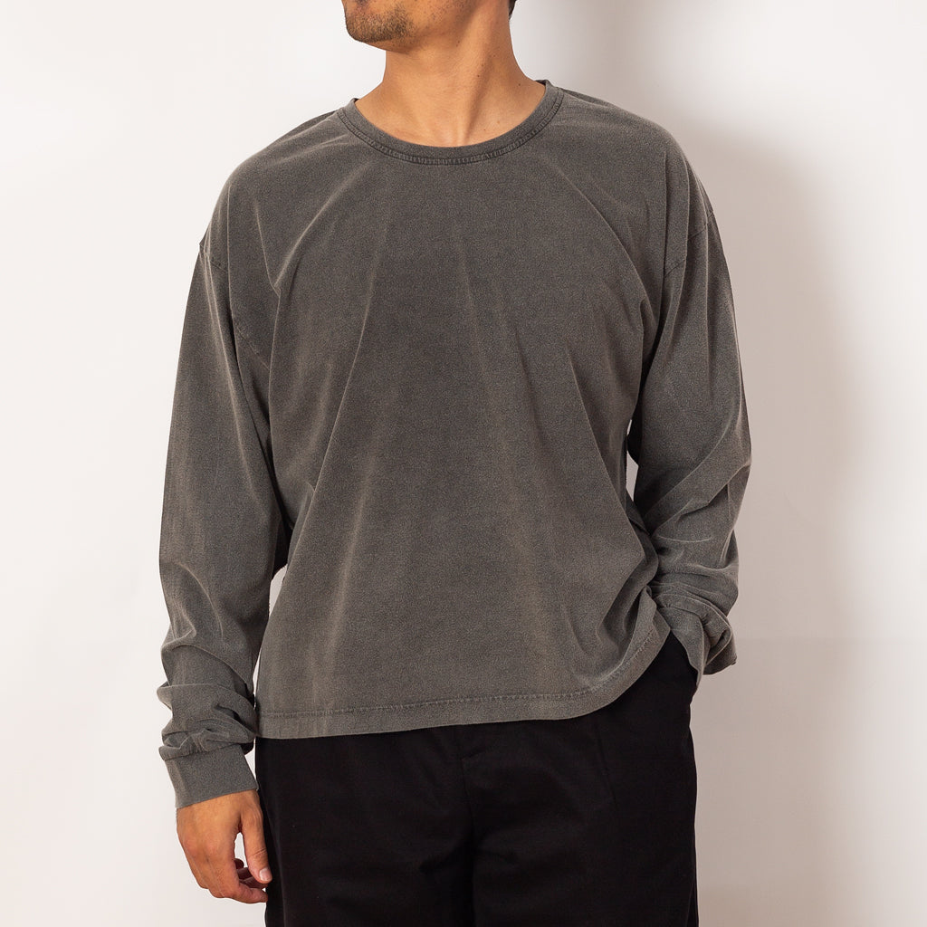 Relaxed LS Tee - Washed Graphite | Mfpen | Peggs & son.