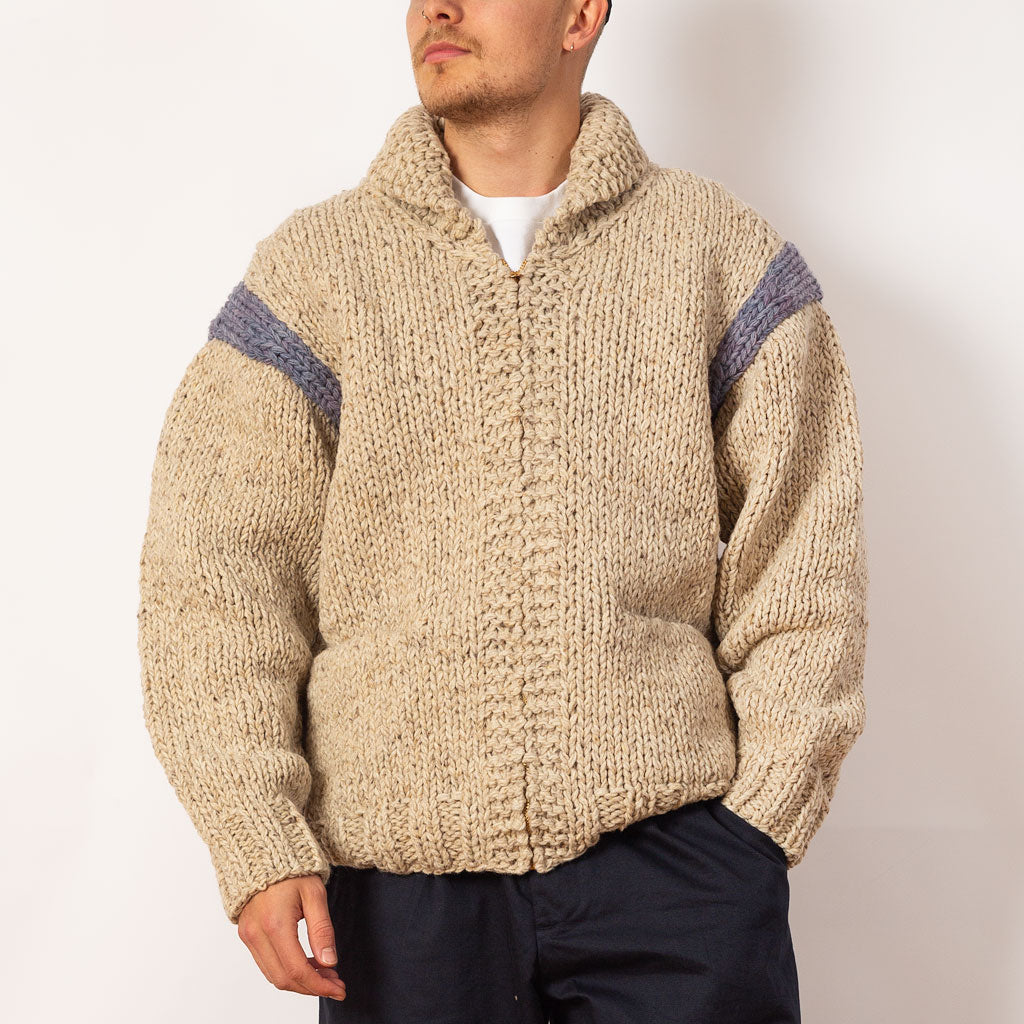 Hand Knit Cowichan - Ivory | Visvim | Peggs & son