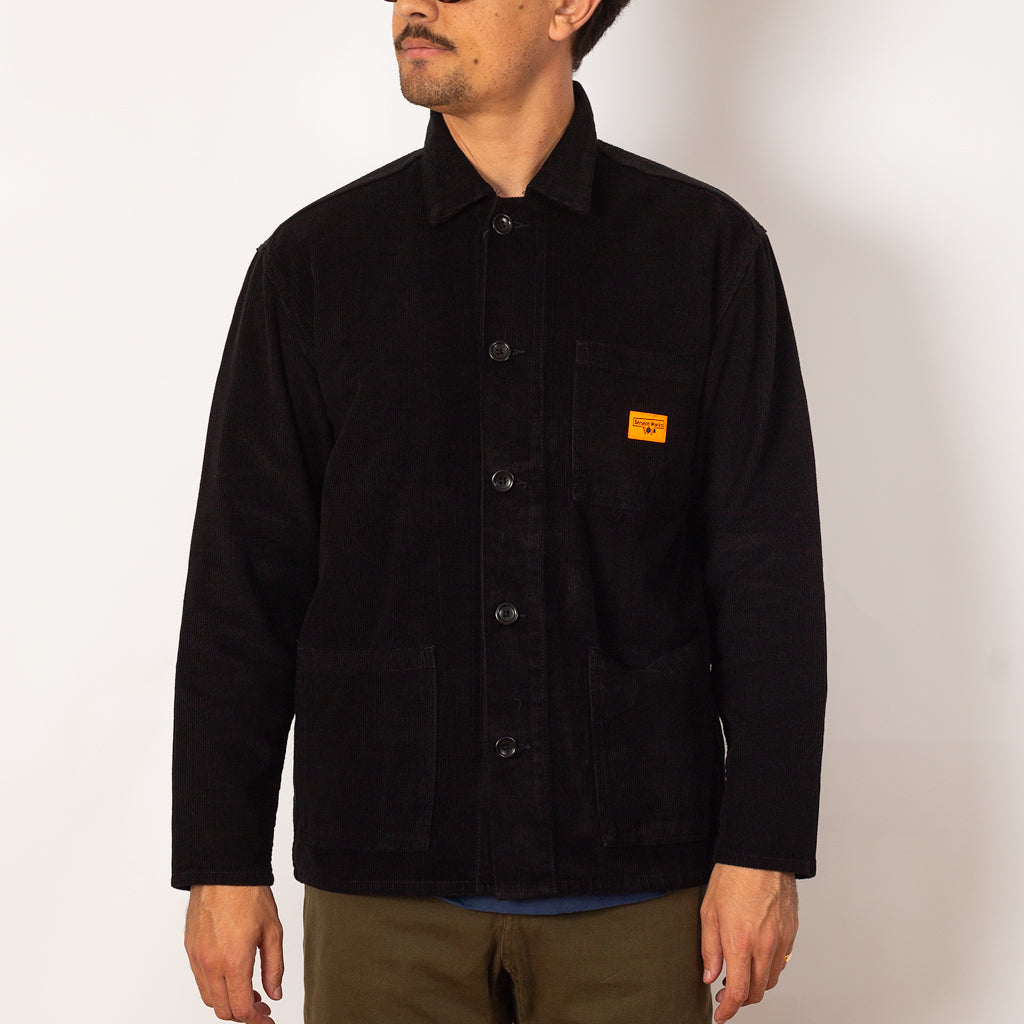 Cord Chore Shirt - Black