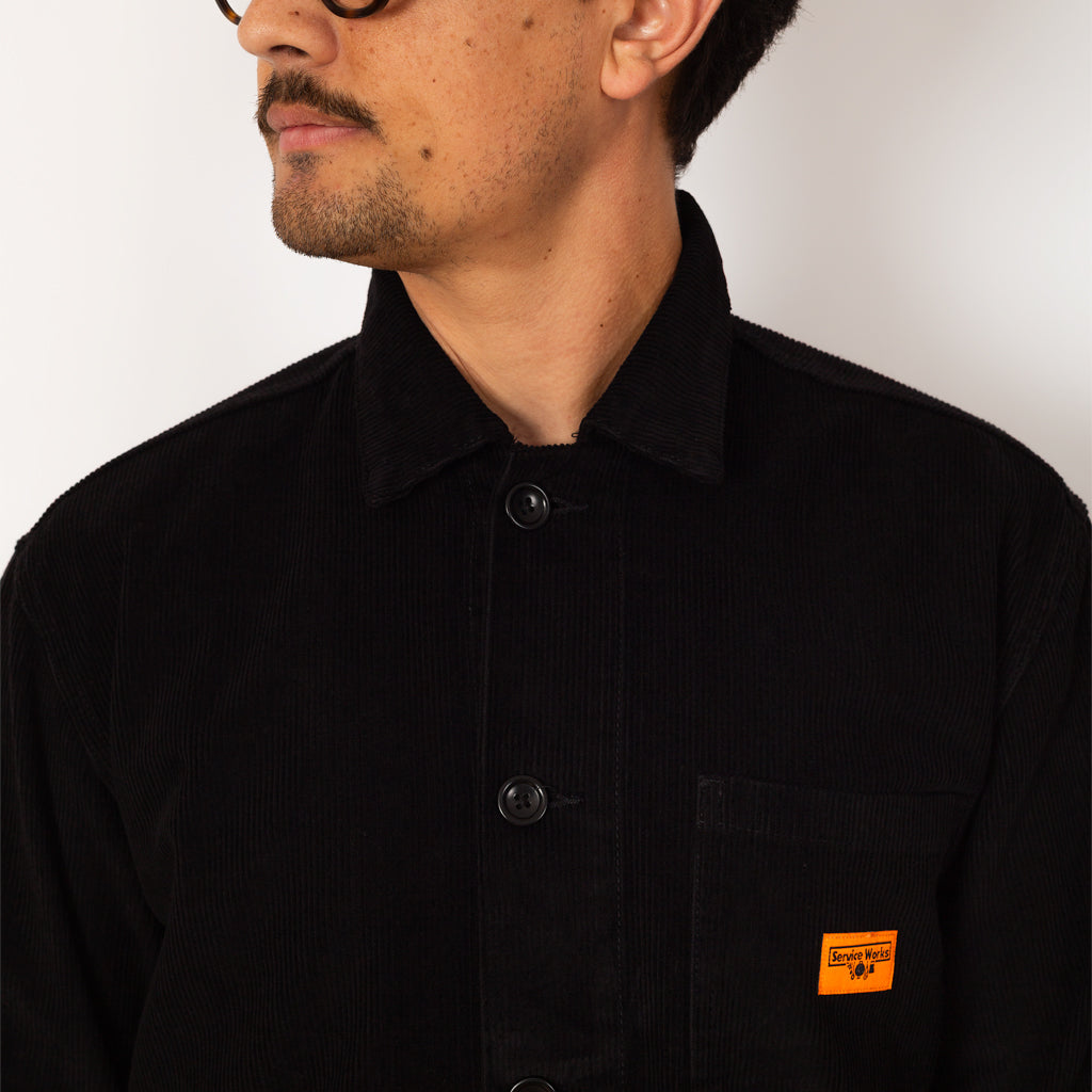 Cord Chore Shirt - Black