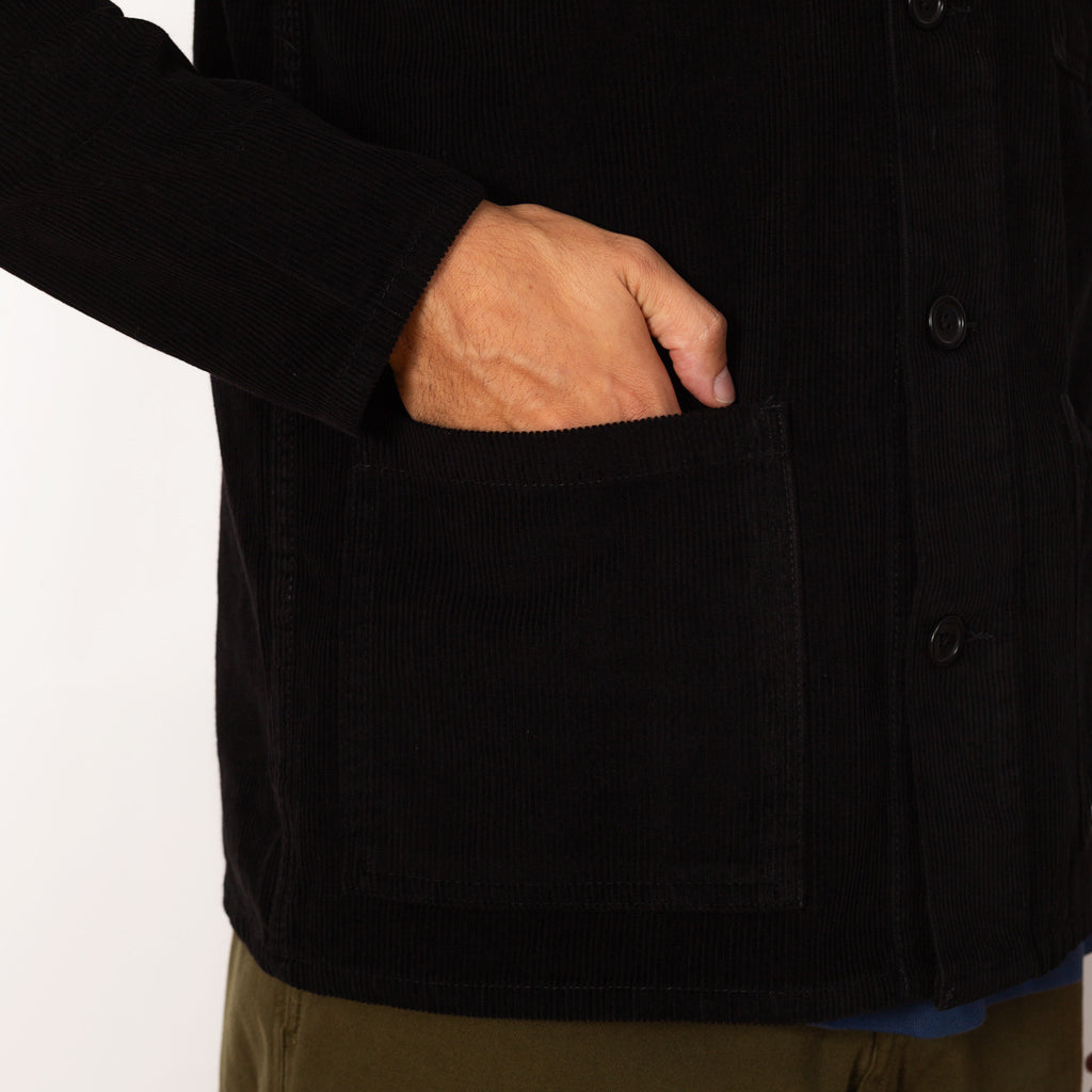 Cord Chore Shirt - Black