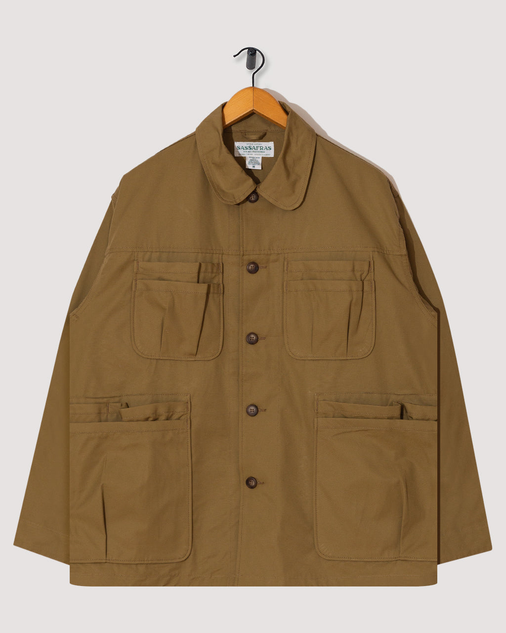 Overgrown Warden Jacket - Khaki | Sassafras | Peggs & son.