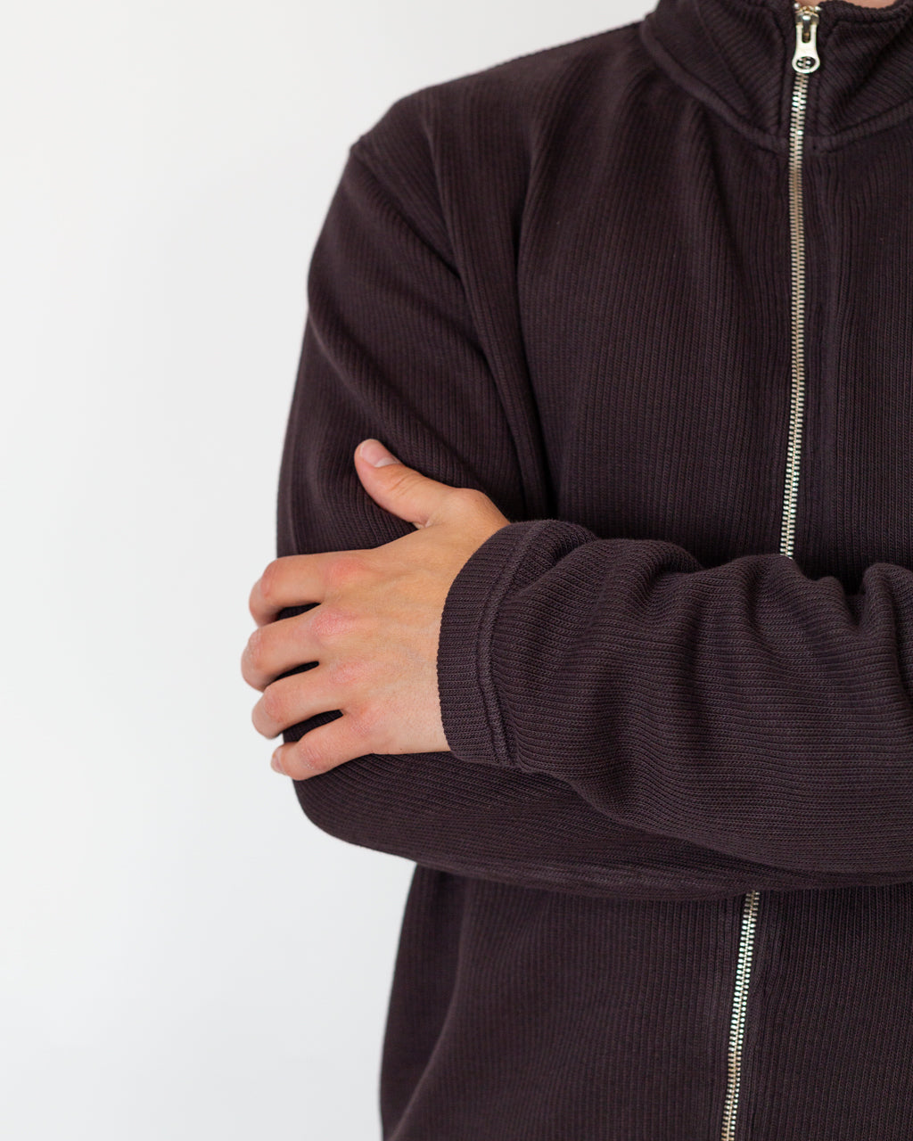 Another Zip Sweatshirt 3.0 - Dark Brown | Another Aspect | Peggs