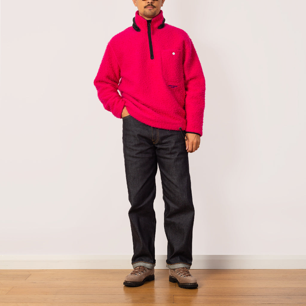Rateen Wool Fleece - Pink - V008C