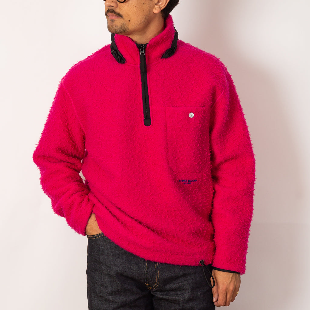 Rateen Wool Fleece - Pink - V008C