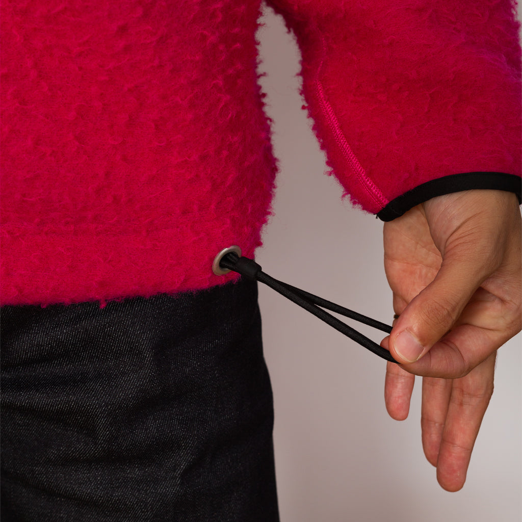 Rateen Wool Fleece - Pink - V008C