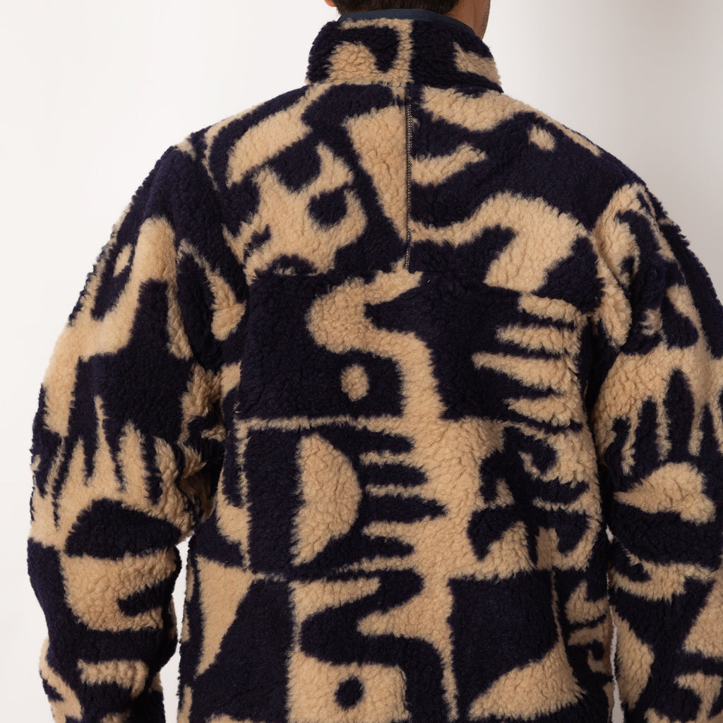 Natural Blend Retro Cardigan - Mother Tree: Oar Tan
