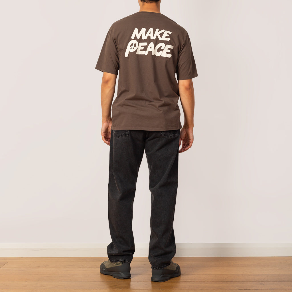 Balance Organic T-Shirt - Peace Seeds: Marlow Brown