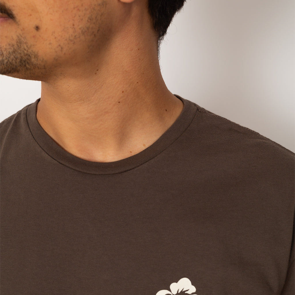 Balance Organic T-Shirt - Peace Seeds: Marlow Brown