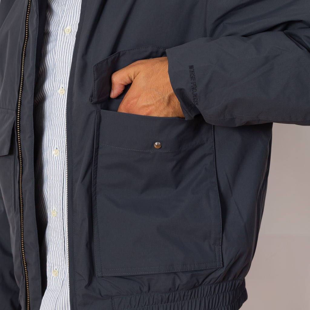 Kastrup Gore-Tex Windstopper Bomber Jacket - Graphite (2072)