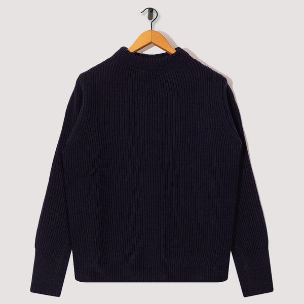 Navy Crewneck - Navy | Andersen Andersen | Peggs & son.