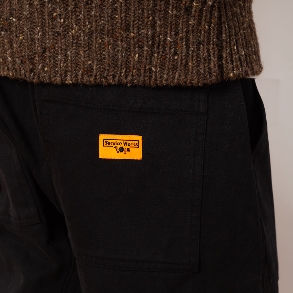 Moleskin Chef Pant - Black