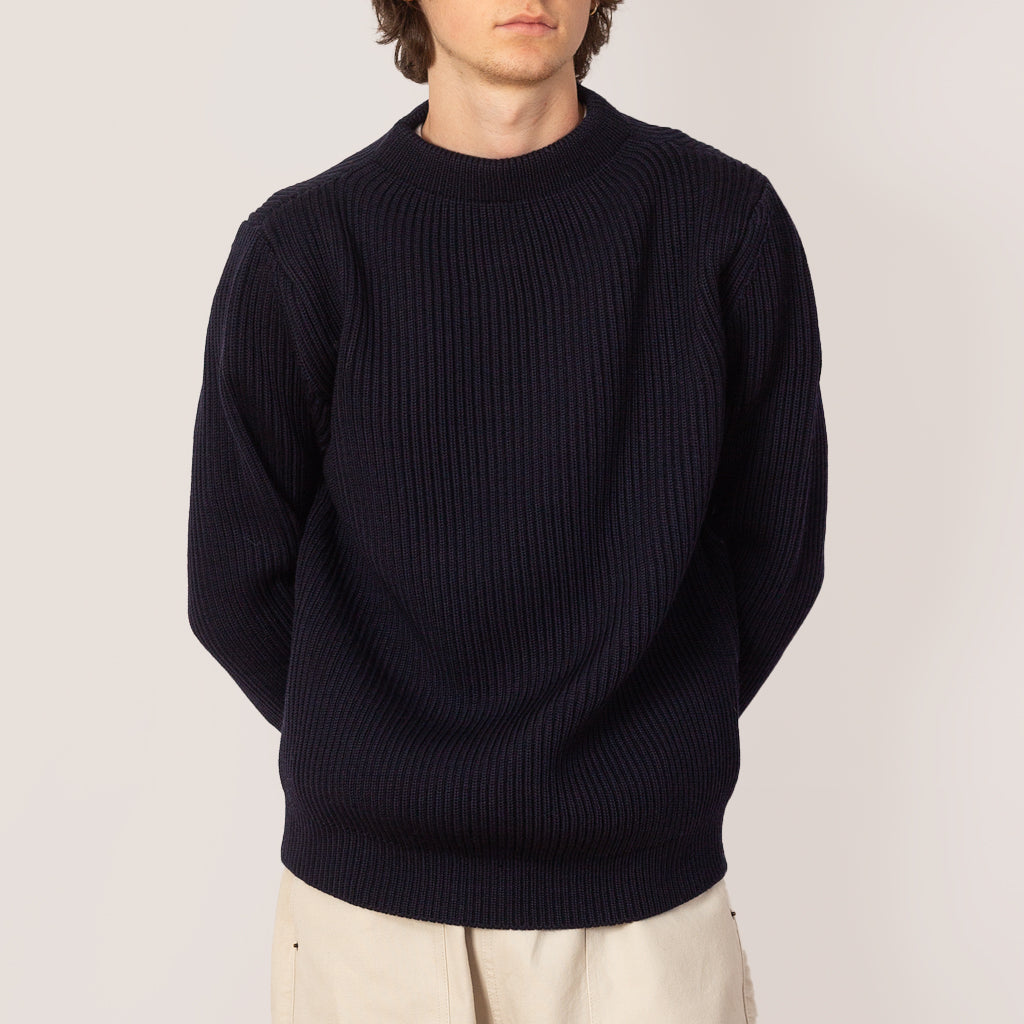 Navy Crewneck  - Navy