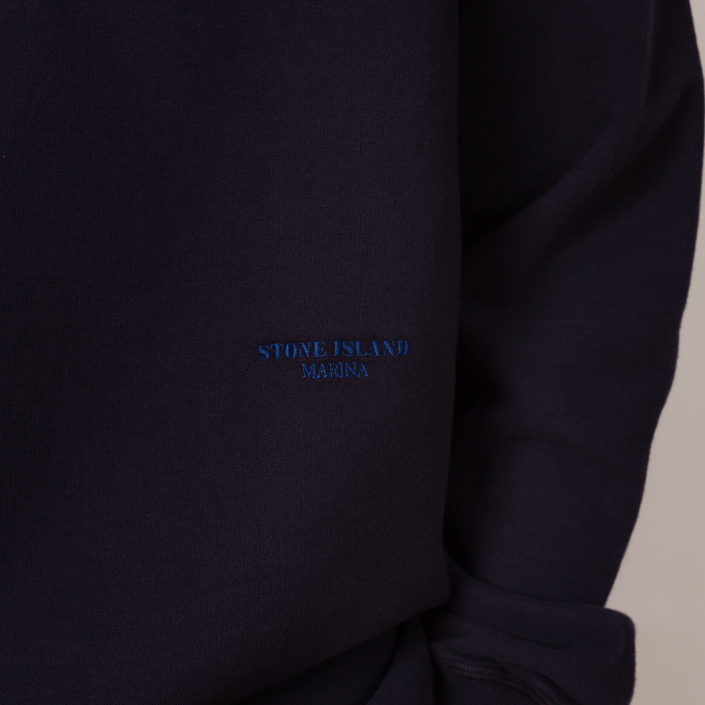 Half Zip Sweat - Navy - V002A