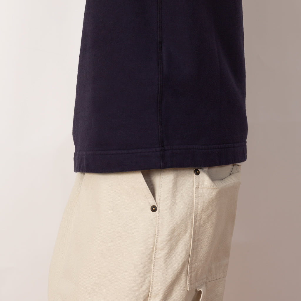 Half Zip Sweat - Navy - V002A