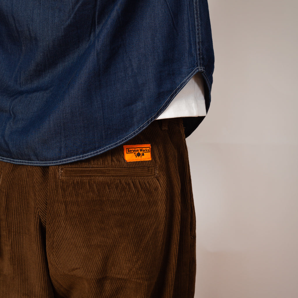 Cord Part Timer Pant - Bark