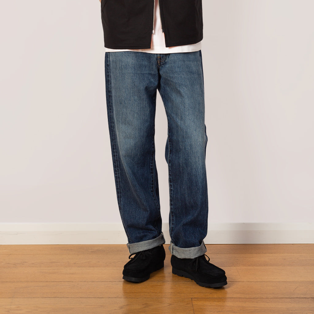 Loose Fit - Kurabo Recycled Red 14oz Dark Used