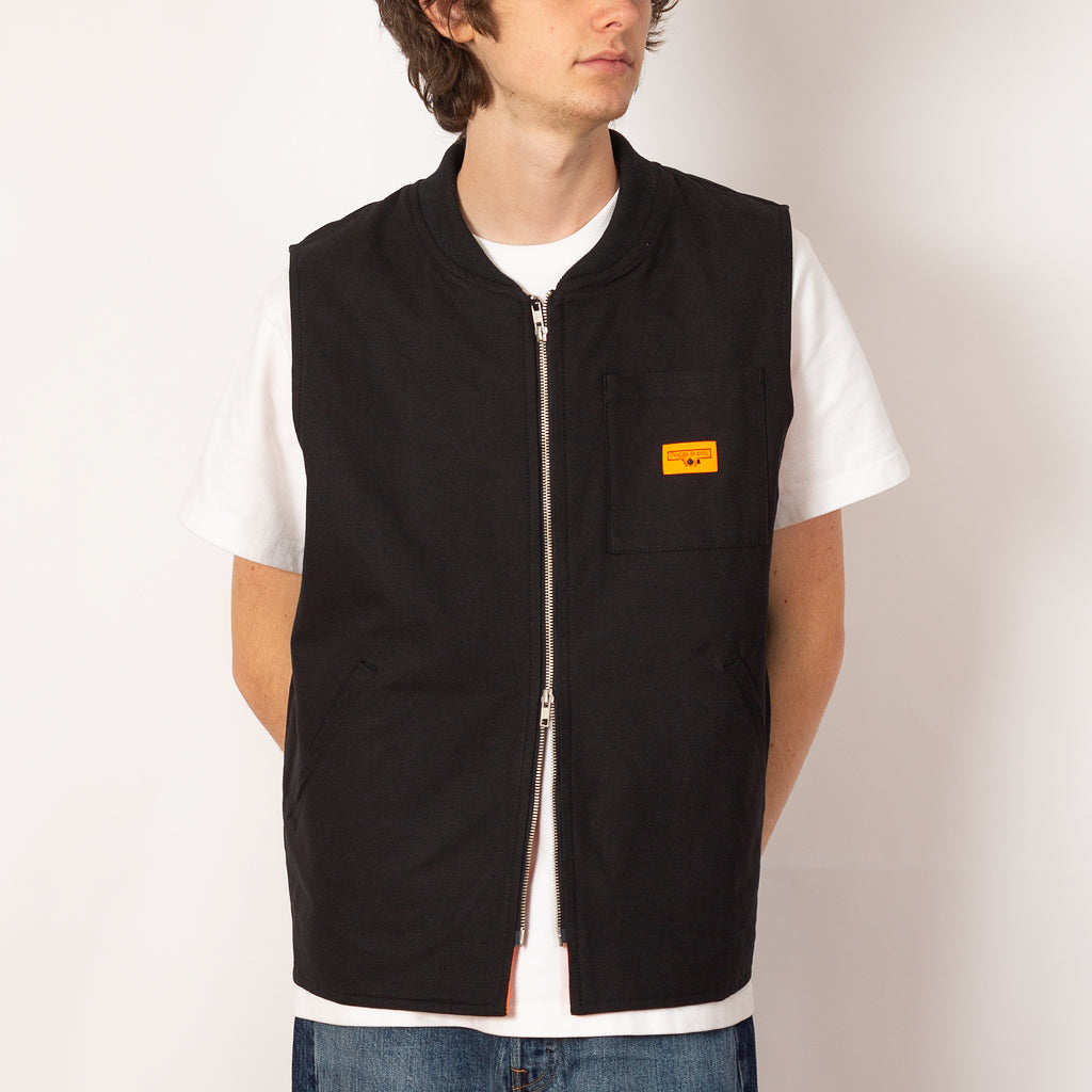 Padded Work Vest - Black