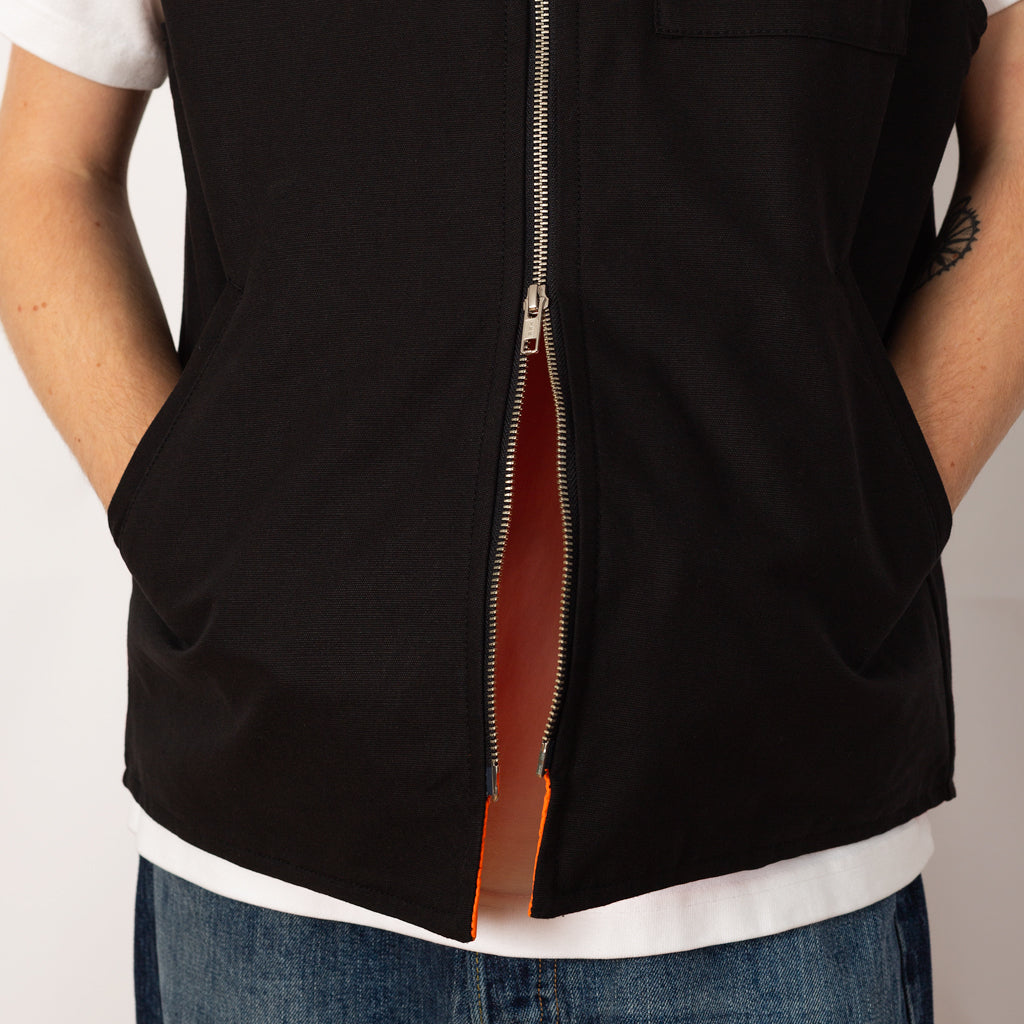 Padded Work Vest - Black