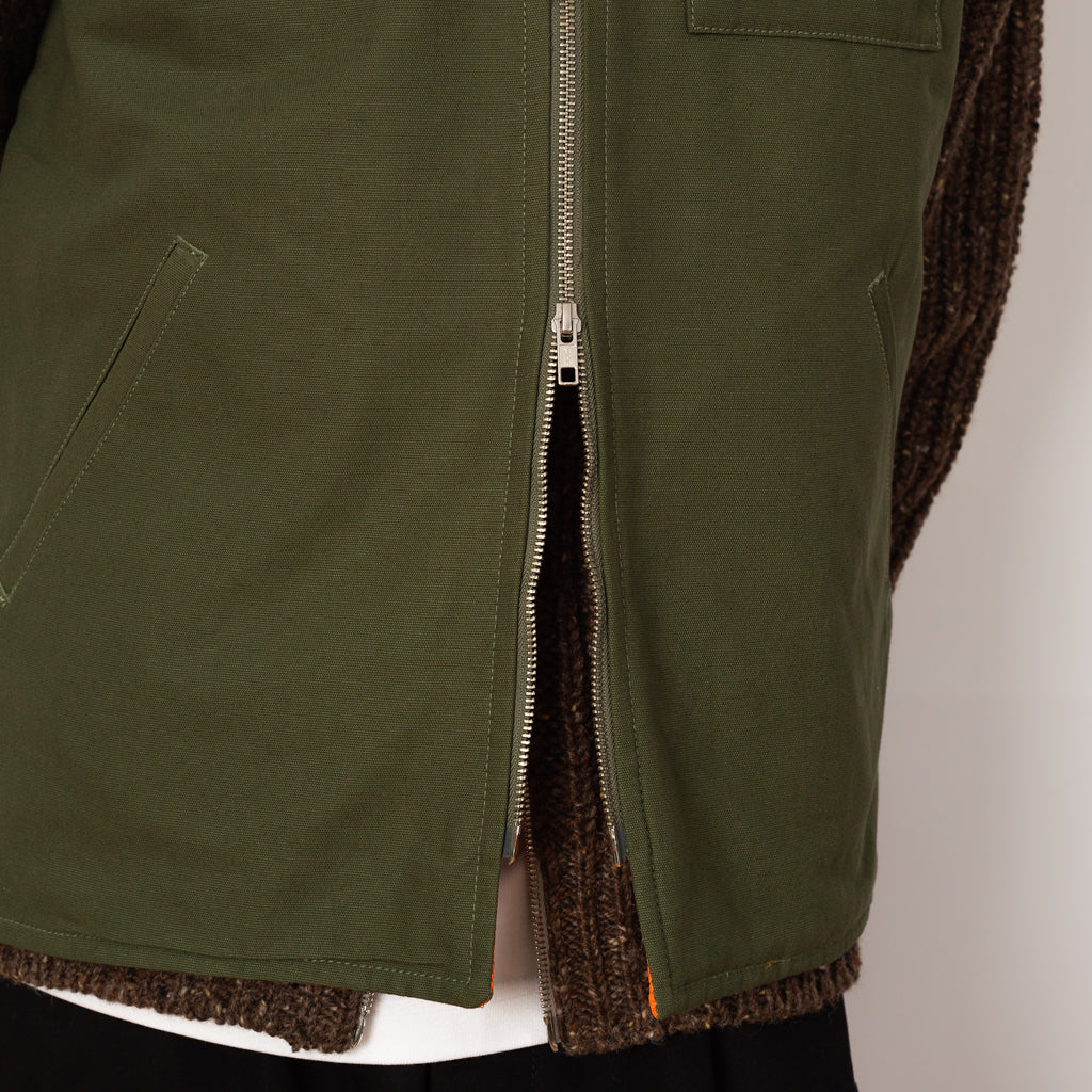 Padded Work Vest - Olive