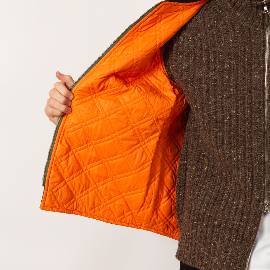 Padded Work Vest - Olive