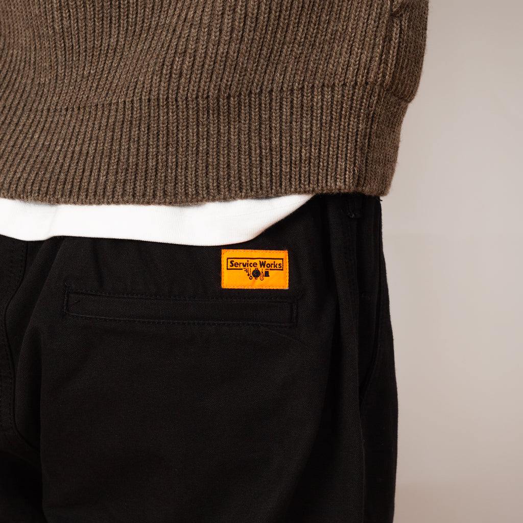 Canvas Waiter Pant - Black