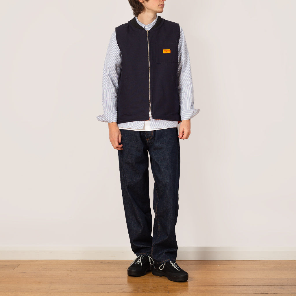 Padded Work Vest - Dark Navy