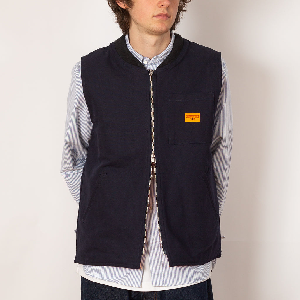 Padded Work Vest - Dark Navy