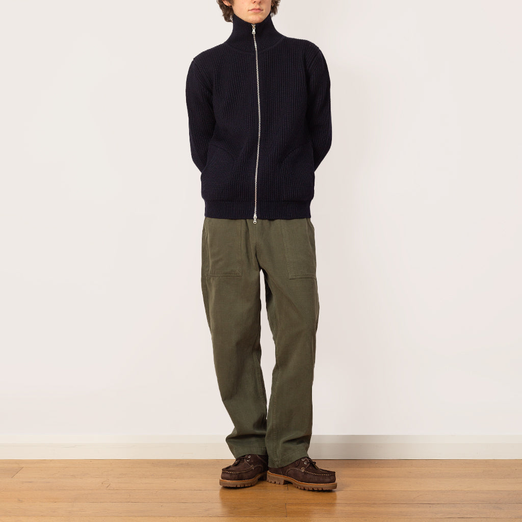 Moleskin Chef Pant - Moss