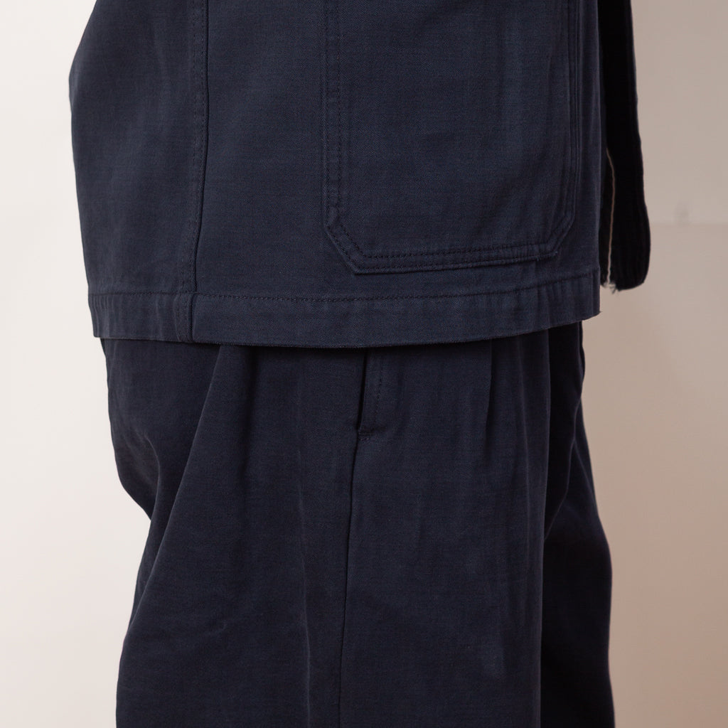Moleskin Server Suit Jacket - Dark Navy