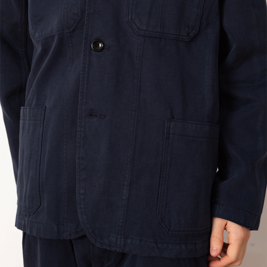 Moleskin Server Suit Jacket - Dark Navy
