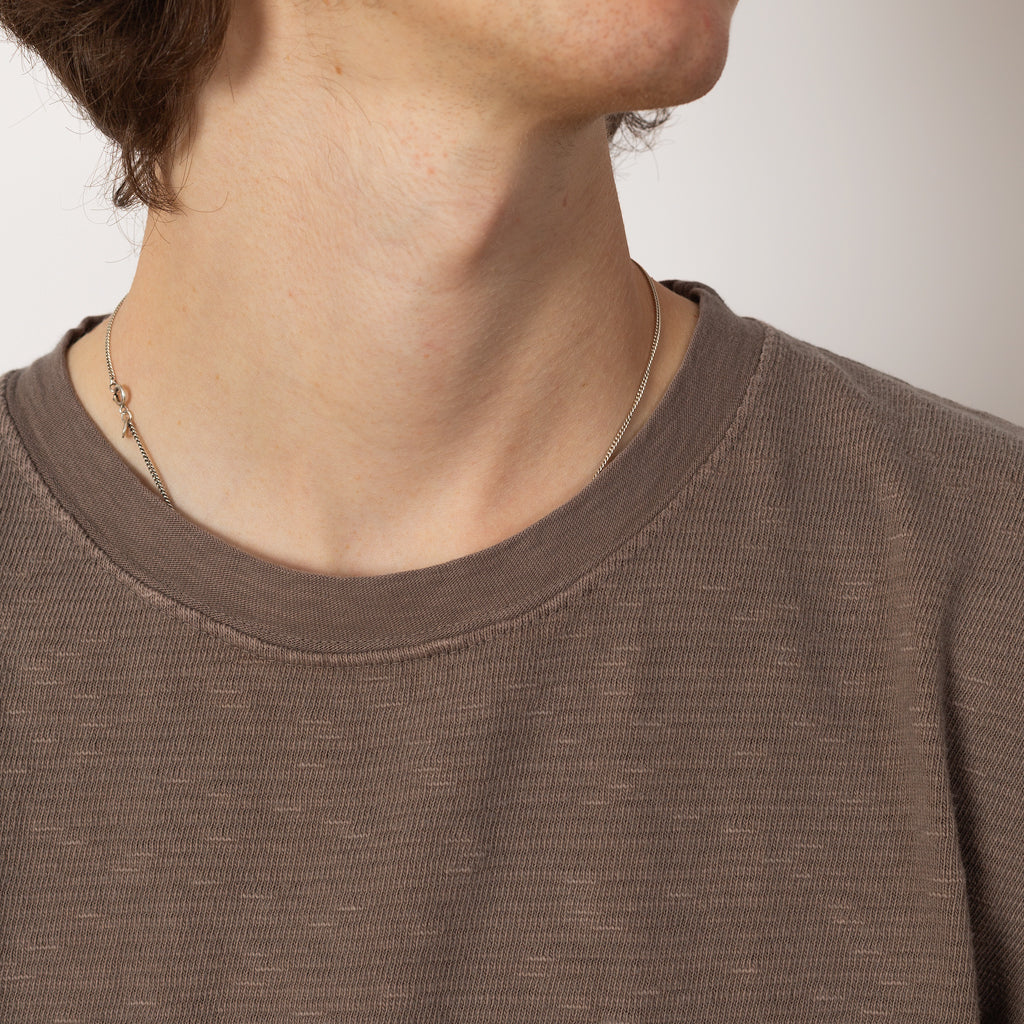 AMUSE Knit Pocket Long Sleeve T - Charcoal