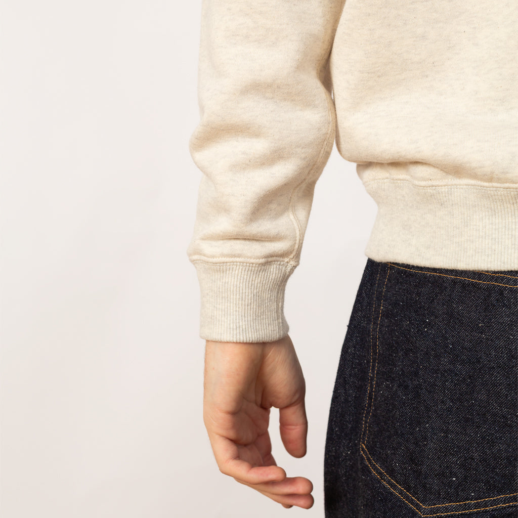 Sweat Half Zip - Oatmeal