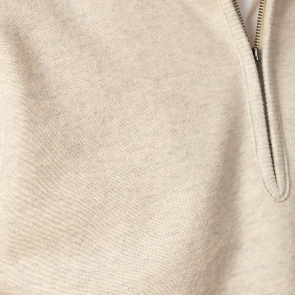 Sweat Half Zip - Oatmeal