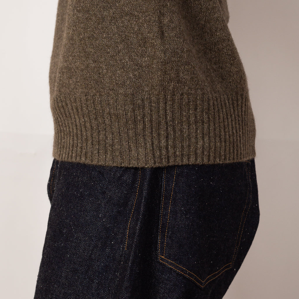 Seamless Crew Neck - Natural Twist