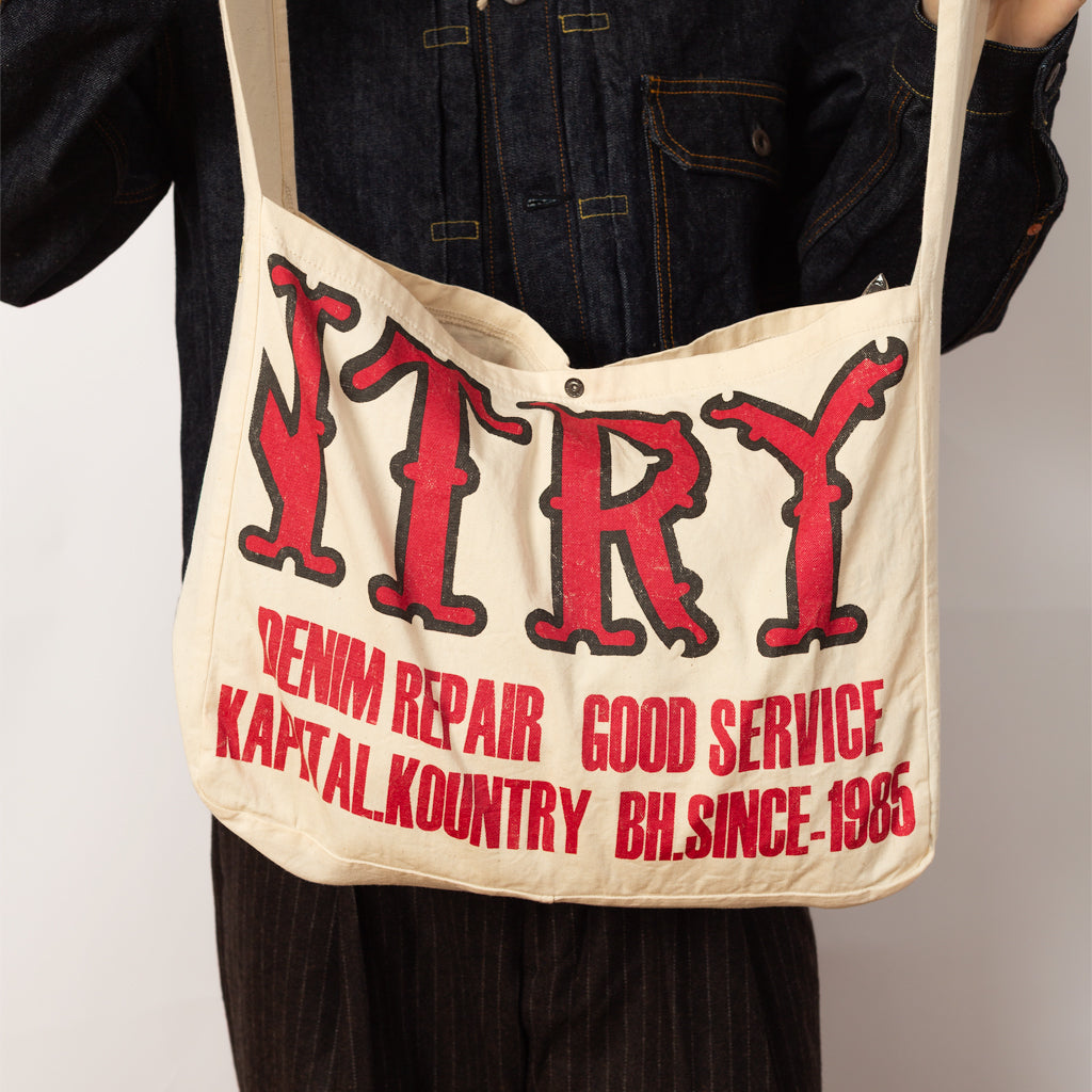 Cotton Twill KOUNTRY FACTORY Book Bag - Ecru
