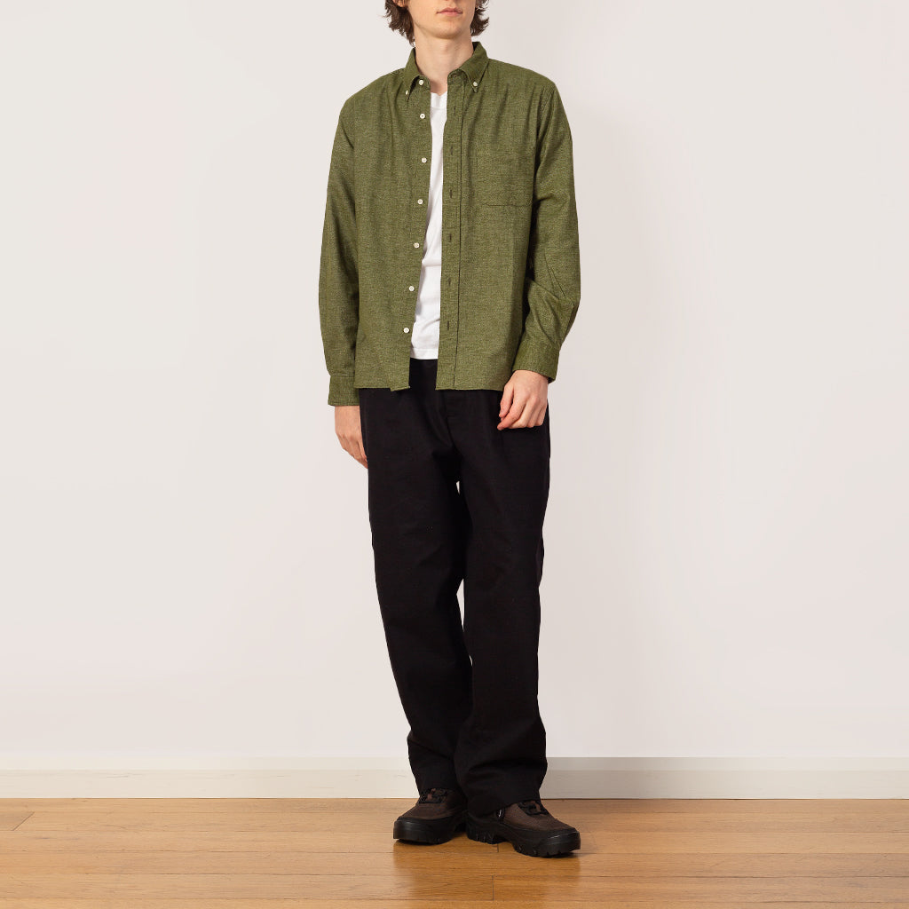 B.D. Solid Flannel Shirt - Olive
