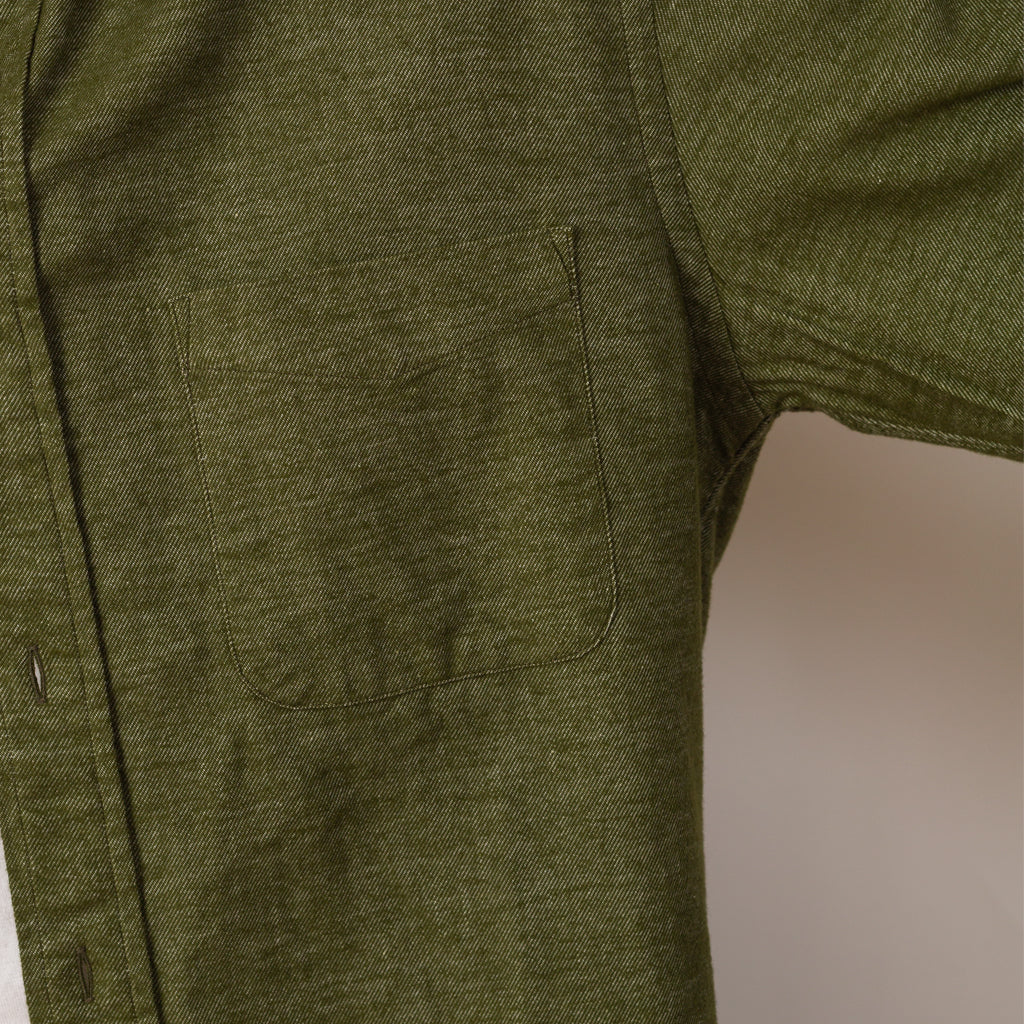 B.D. Solid Flannel Shirt - Olive