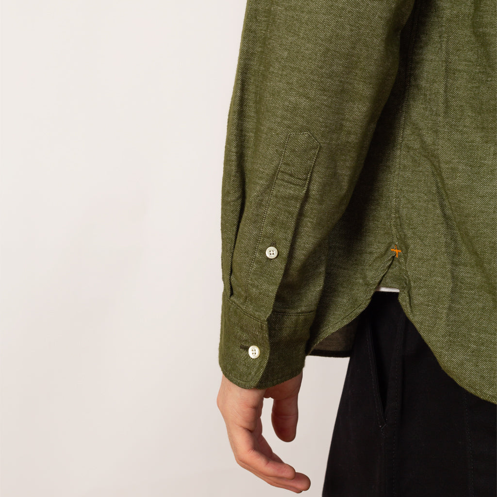 B.D. Solid Flannel Shirt - Olive
