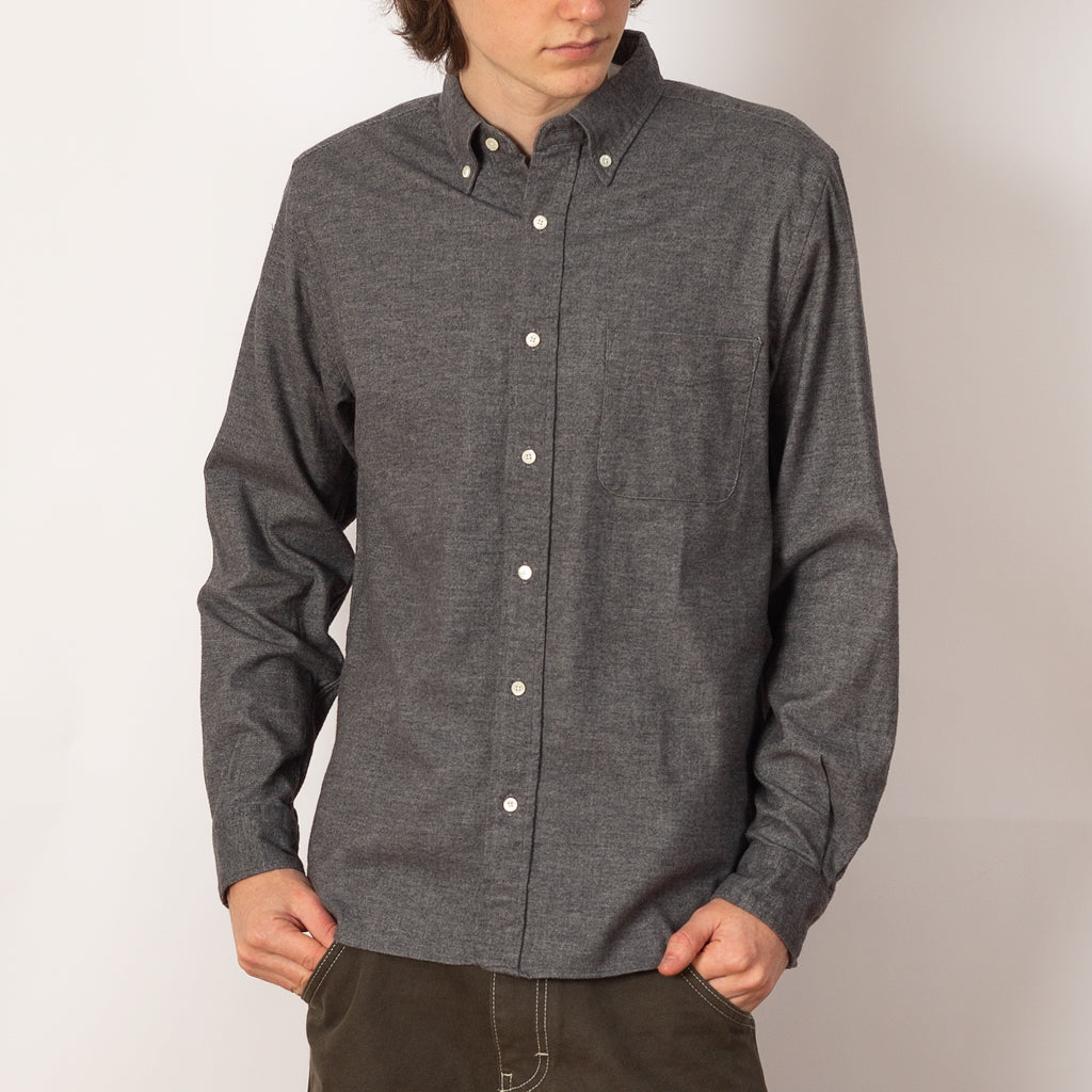 B.D. Solid Flannel Shirt - Grey