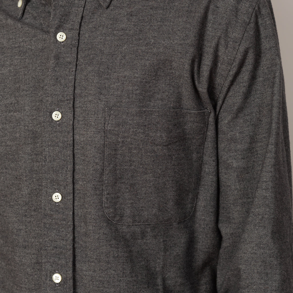 B.D. Solid Flannel Shirt - Grey