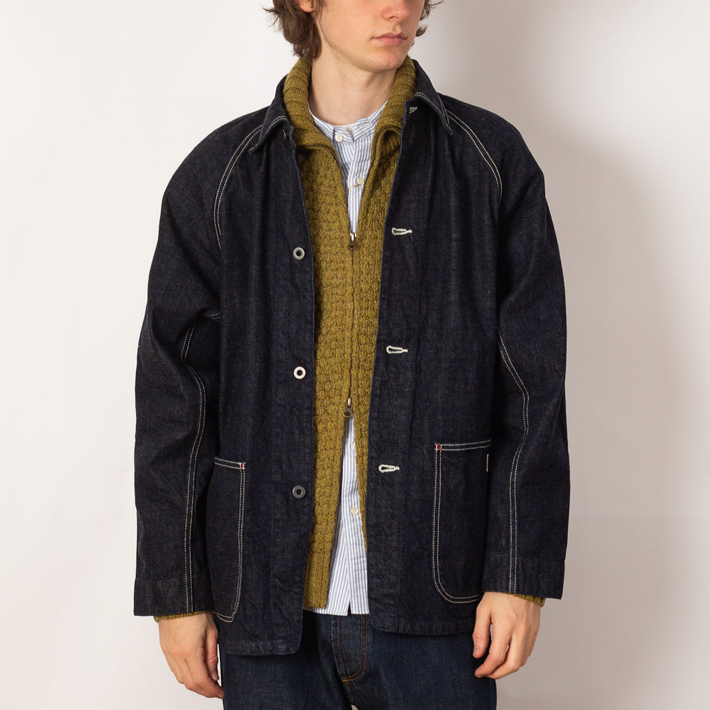 12oz Denim CACTUS Coverall (WWII Model) - Indigo | Kapital | Peggs