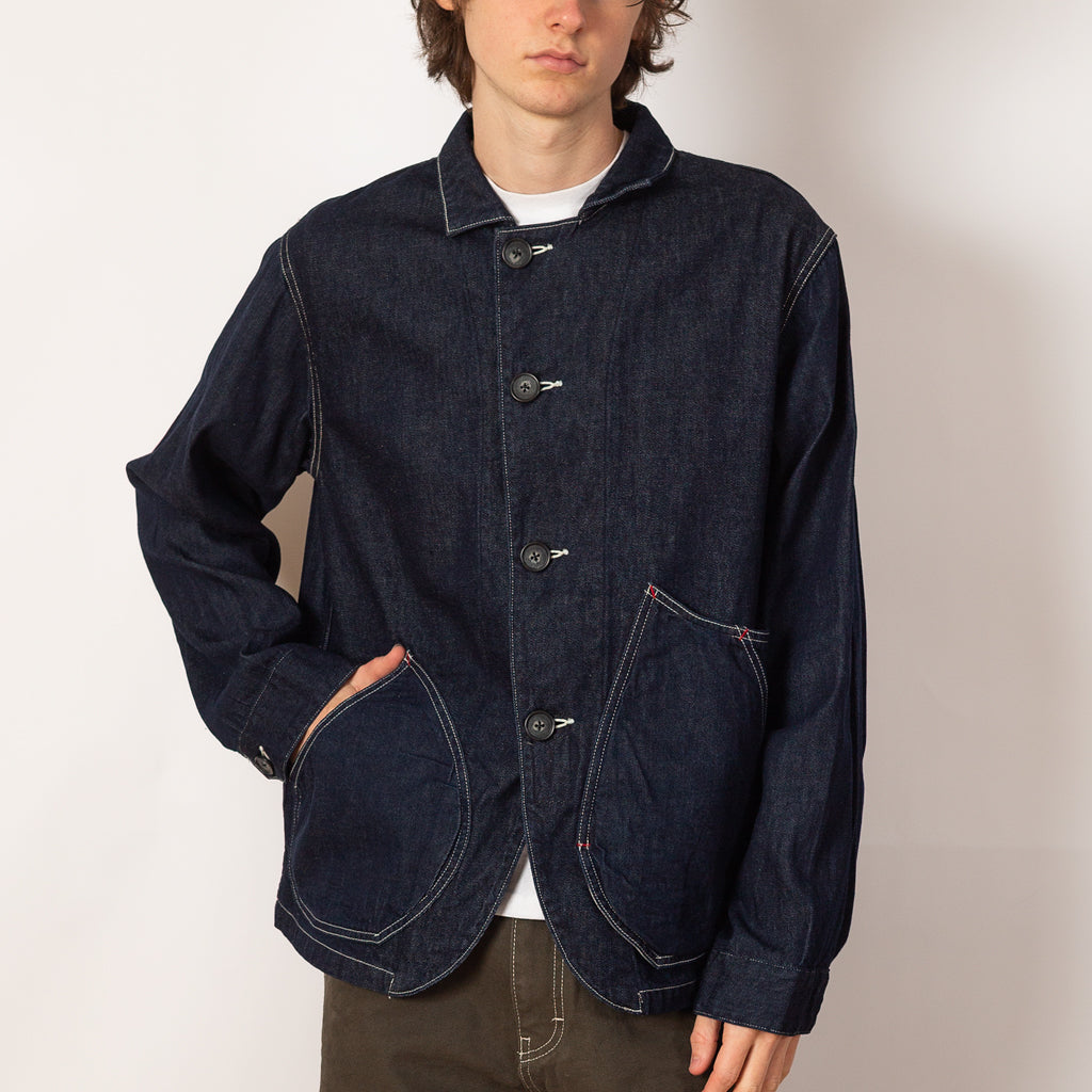 11.5oz Denim x 8oz Denim RINGOMAN Coverall - Indigo