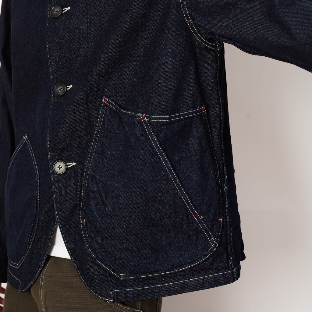 11.5oz Denim x 8oz Denim RINGOMAN Coverall - Indigo