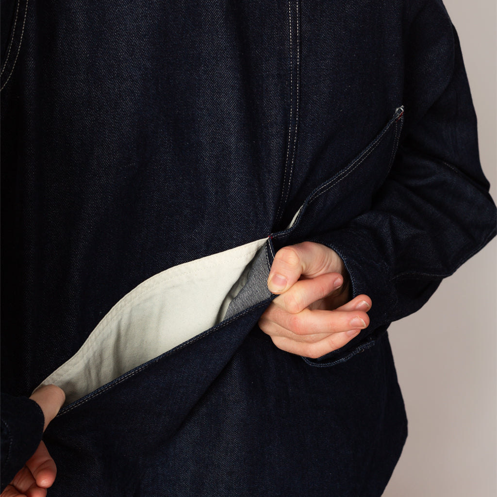 11.5oz Denim x 8oz Denim RINGOMAN Coverall - Indigo