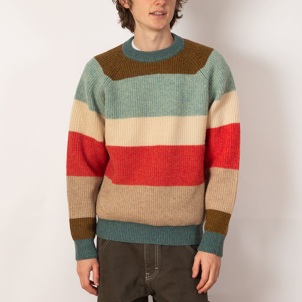 Crew Multi Stripe 5G - Multi 90