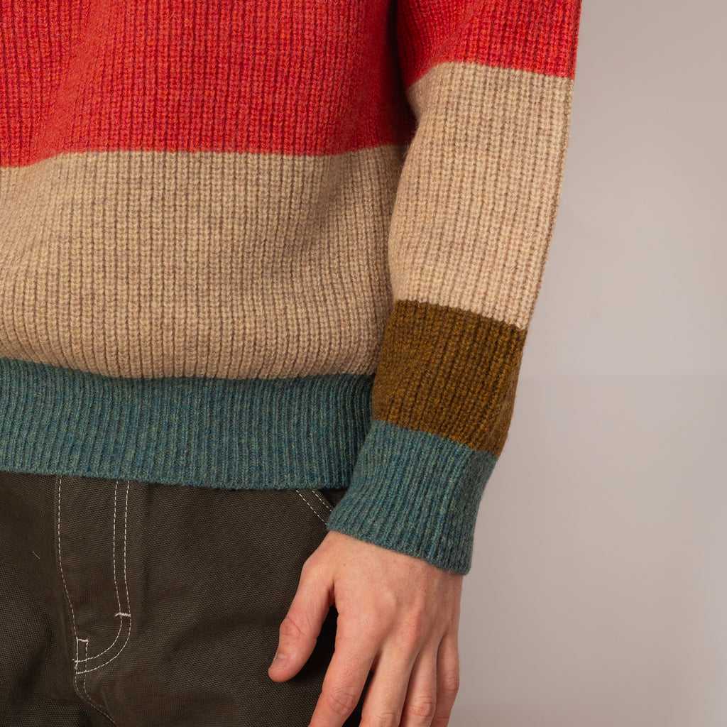 Crew Multi Stripe 5G - Multi 90