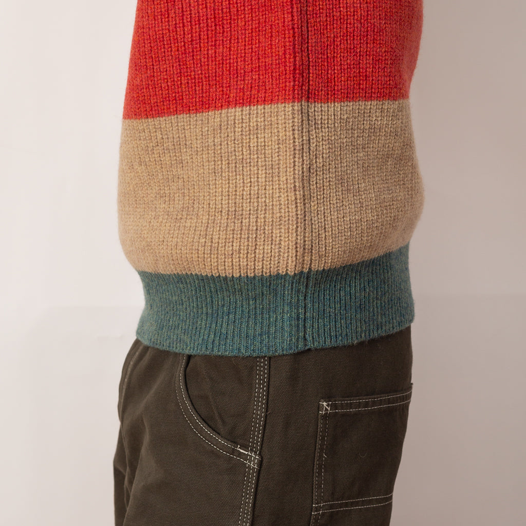 Crew Multi Stripe 5G - Multi 90