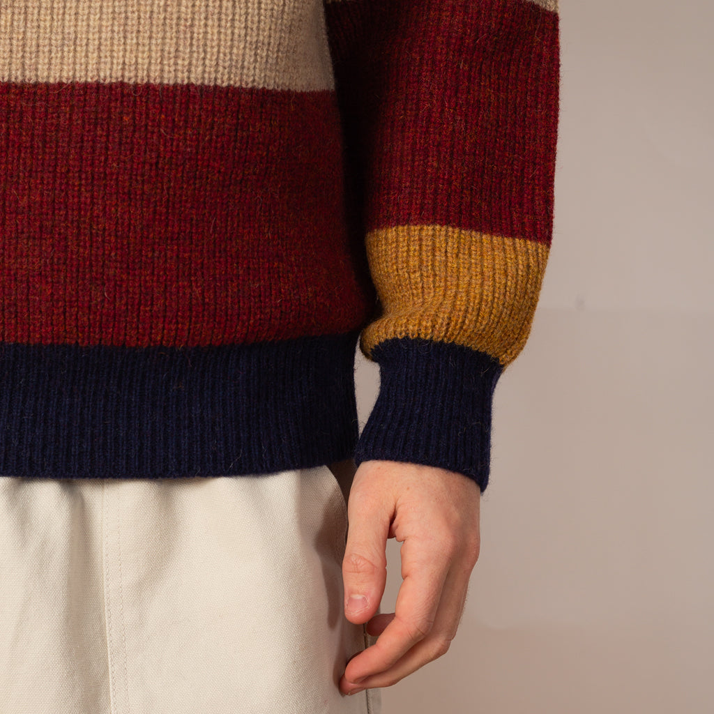 Crew Multi Stripe 5G - Multi 23F